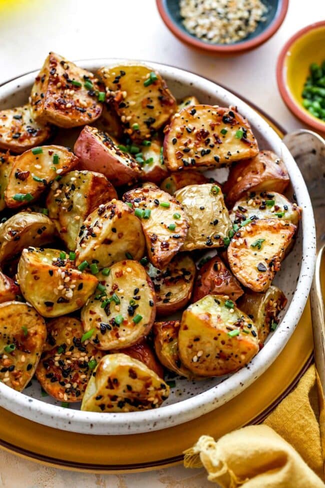 Roasted Potatoes {Everything Bagel Seasoned} - Two Peas & Their Pod