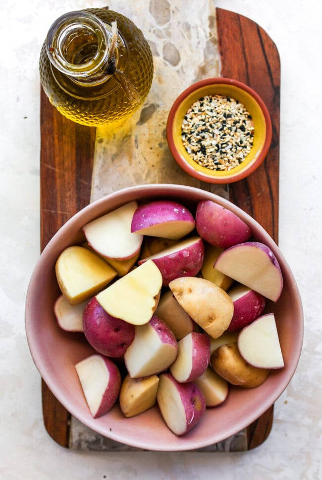Everything Bagel Roasted Potatoes ingredients 