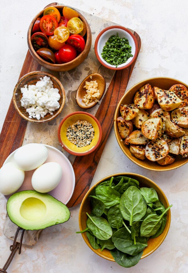 Savory Breakfast Bowl Ingredients