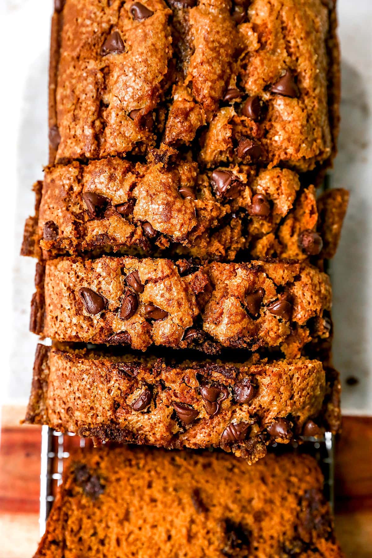 Pumpkin Chocolate Chip Bread {Fall Favorite} - Two Peas & Their Pod