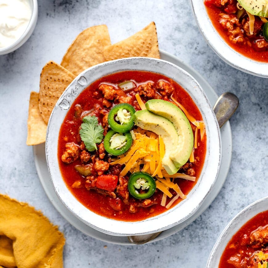 Smoky Bacon Chili Recipe No Bean Chili 5 870x870