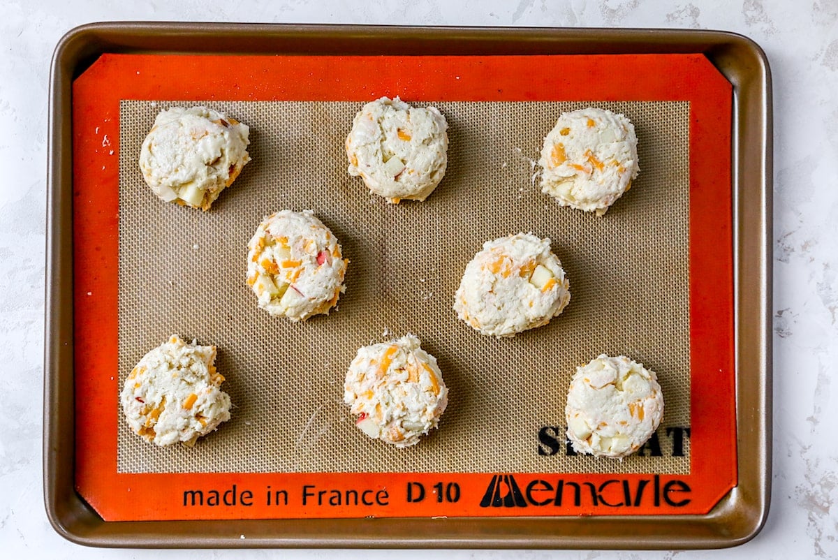 Apple Cheddar Biscuits