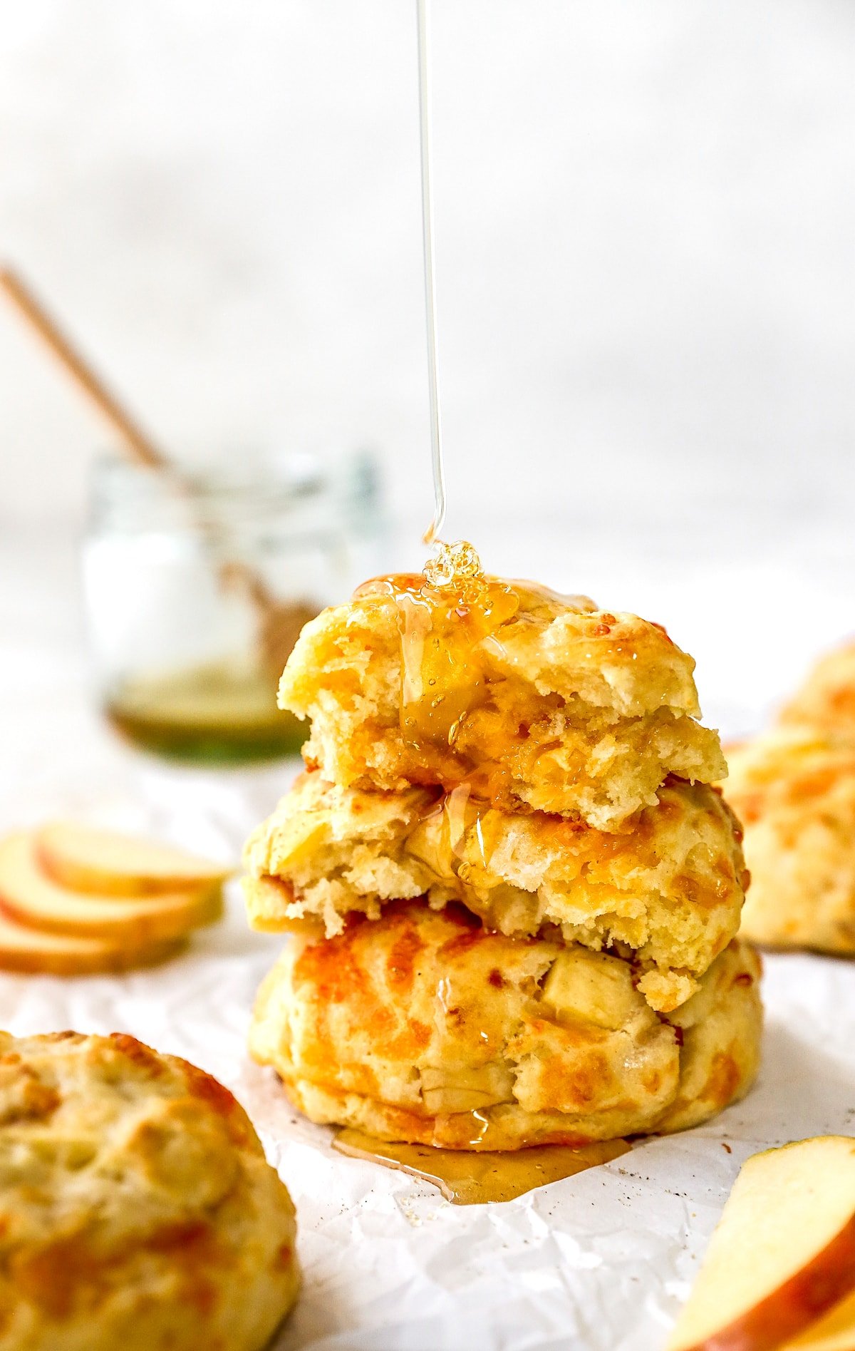 Apple Cheddar Biscuits - Two Peas & Their Pod