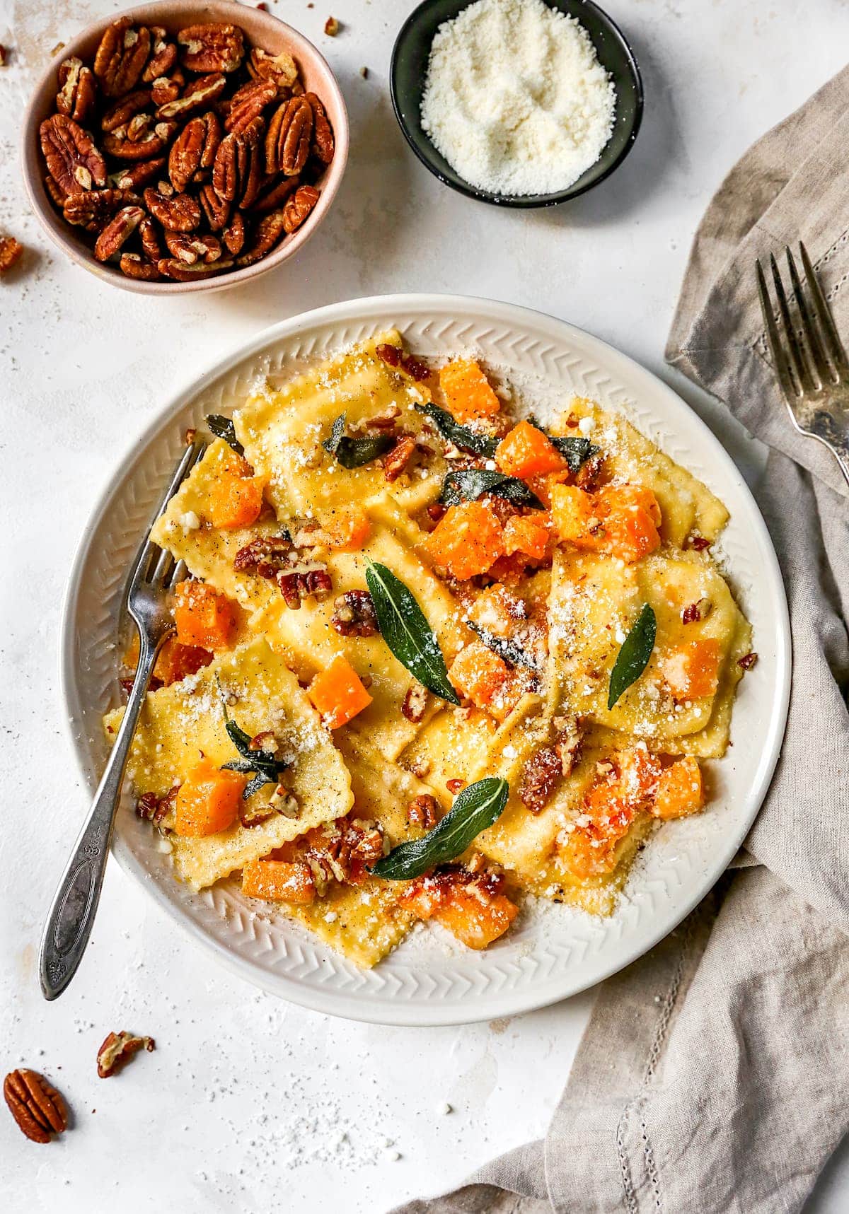 Brown Butter Ravioli With Butternut Squash Two Peas Their Pod