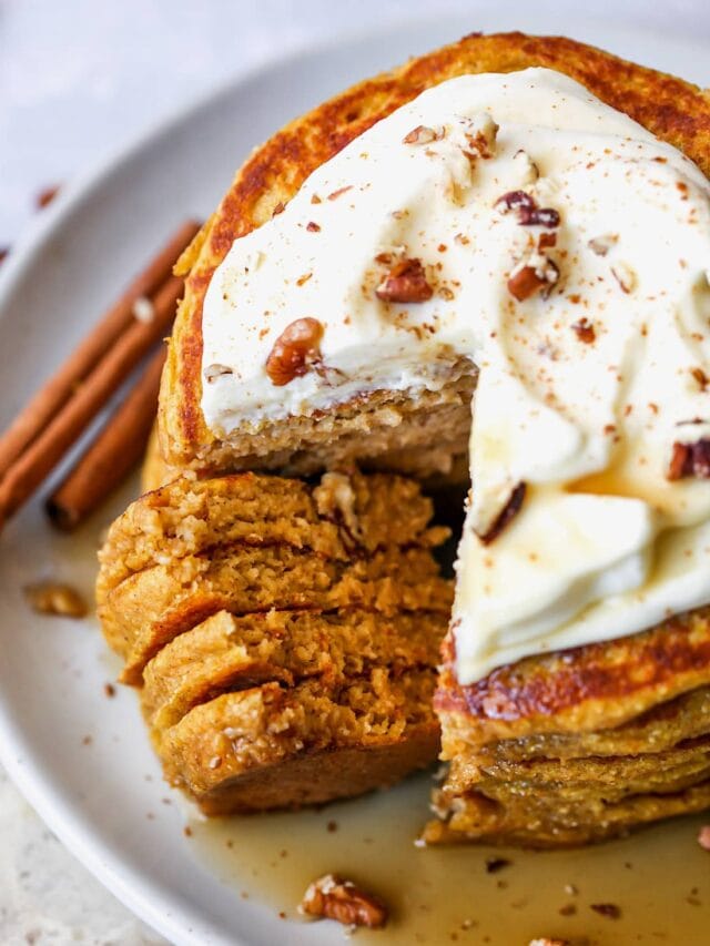 Healthy Pumpkin Pancakes Two Peas & Their Pod