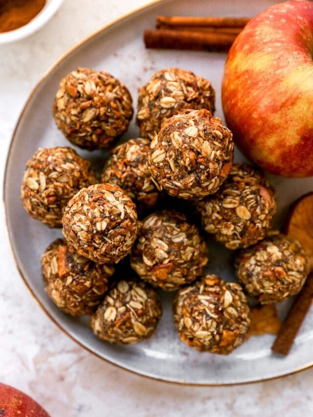 Cinnamon Apple Energy Balls Two Peas & Their Pod