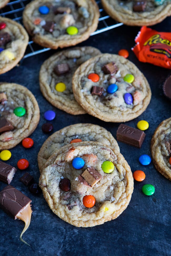 Halloween candy cookies recipe