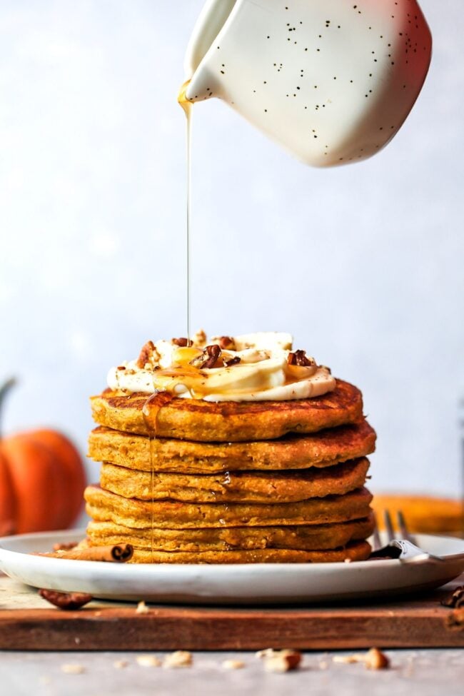healthy pumpkin pancakes