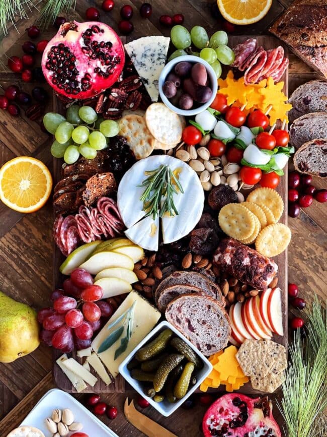 Festive Fall Charcuterie and Cheese Board