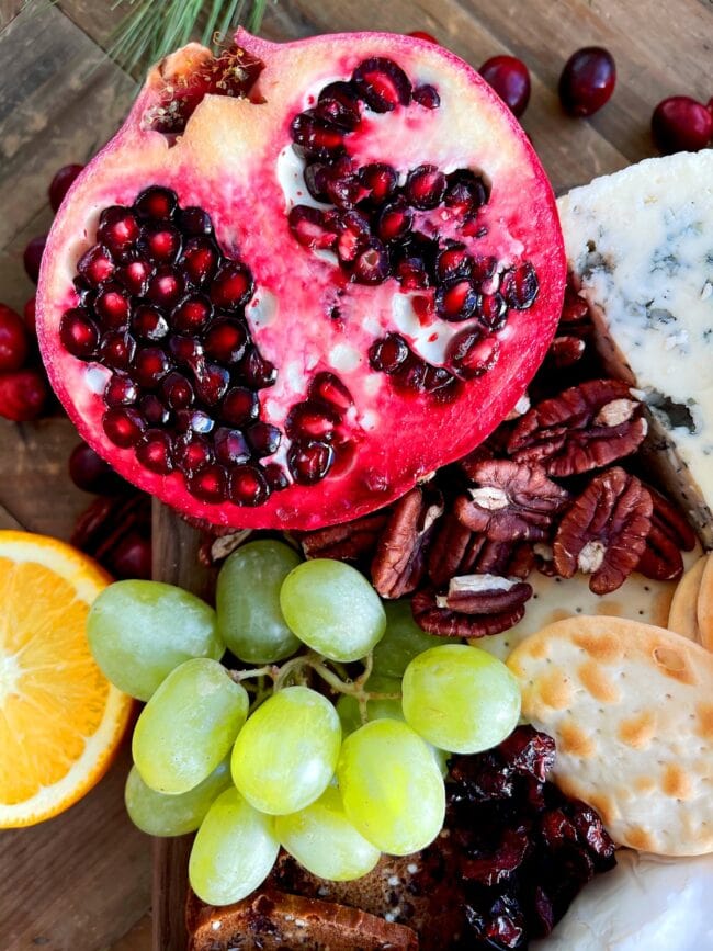 Christmas cheese board