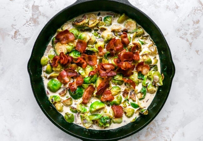 how to make Brussels sprouts casserole