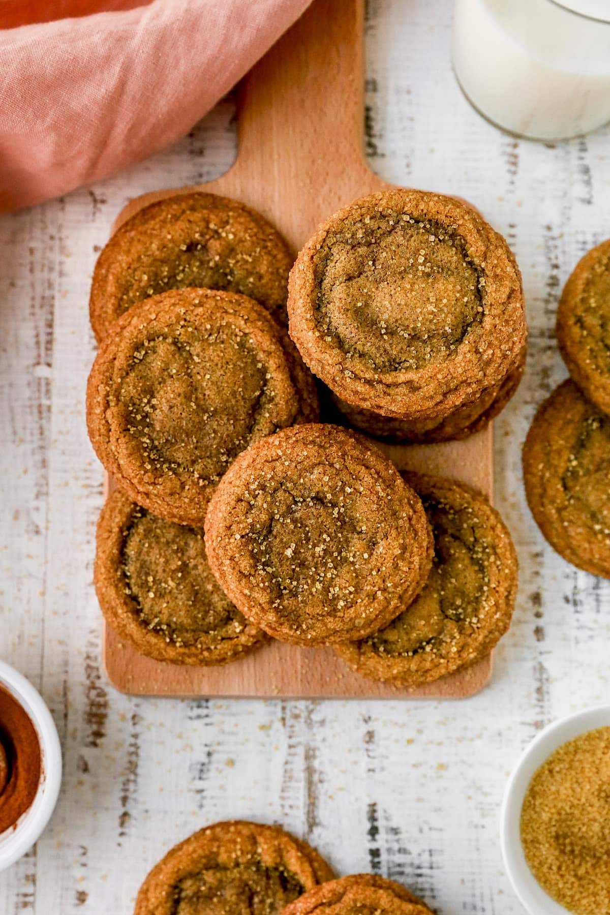 Chewy Molasses Cookies - Two Peas & Their Pod