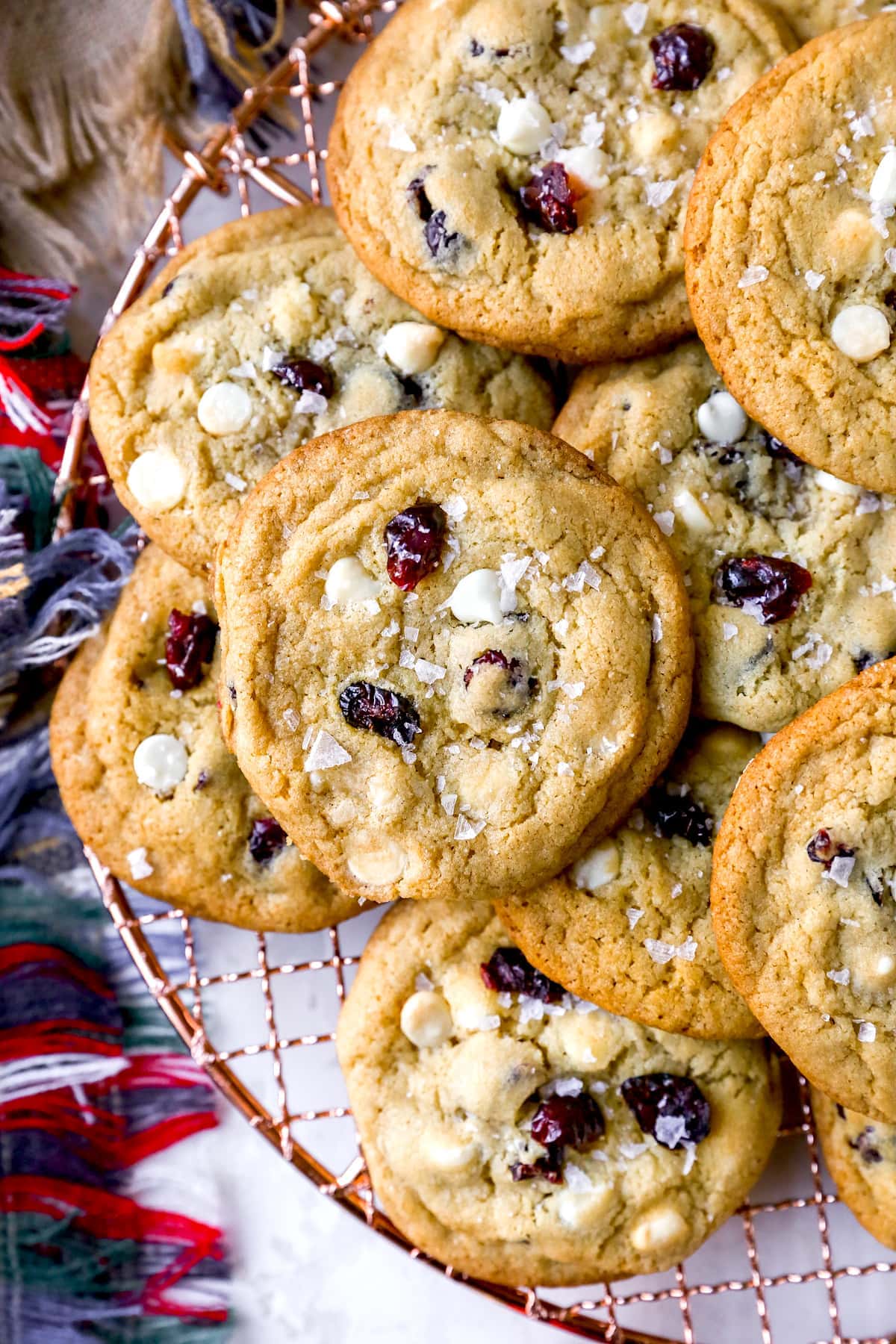 White Chocolate Cranberry Cookies - Two Peas &amp; Their Pod