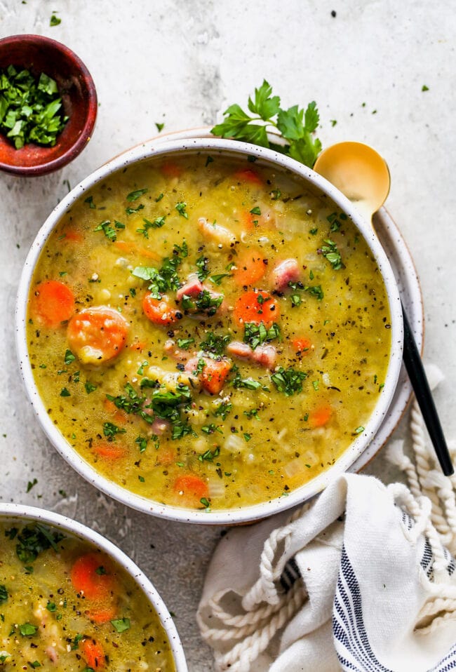 Yellow Split Pea and Ham Soup - Vikalinka