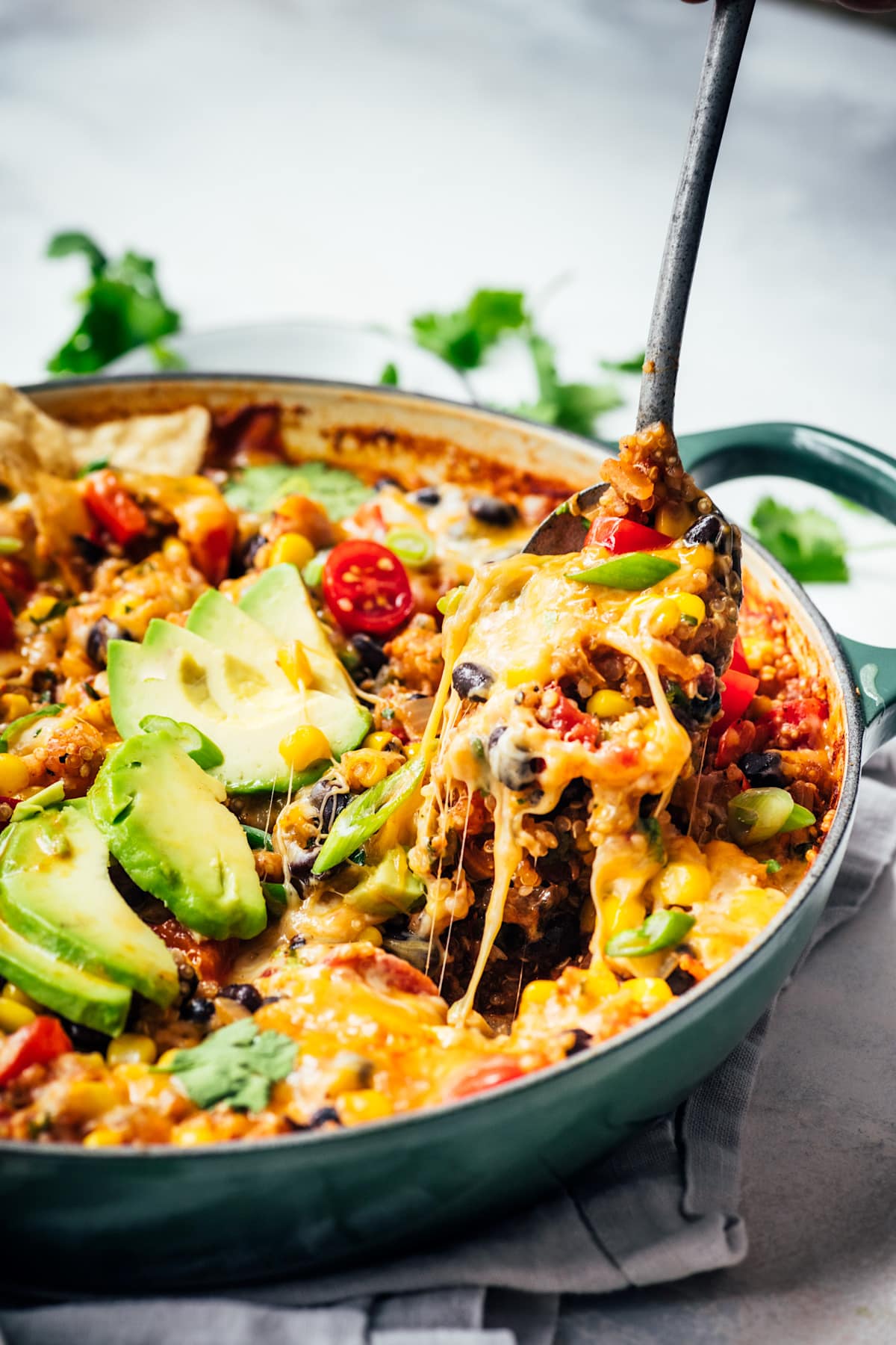 Vegetarian Taco Skillet {OnePan} Two Peas & Their Pod