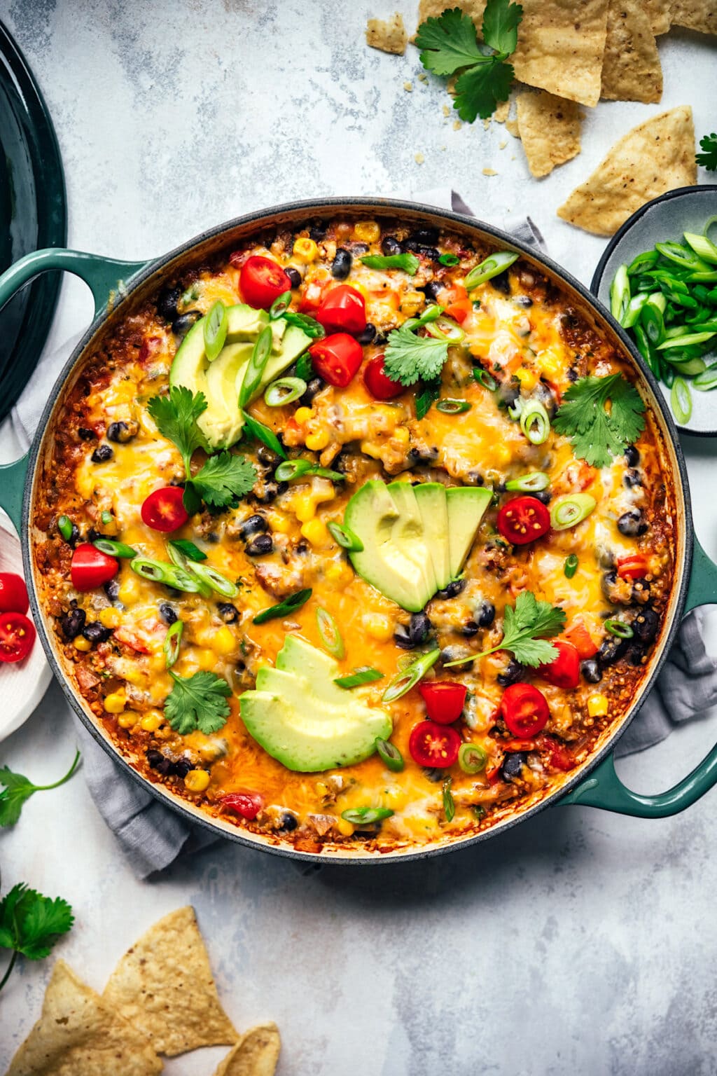Vegetarian Taco Skillet {OnePan} Two Peas & Their Pod