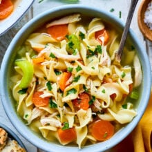 How to Make Chicken Noodle Soup From Scratch, Chicken Noodle Soup Recipe, Tyler Florence