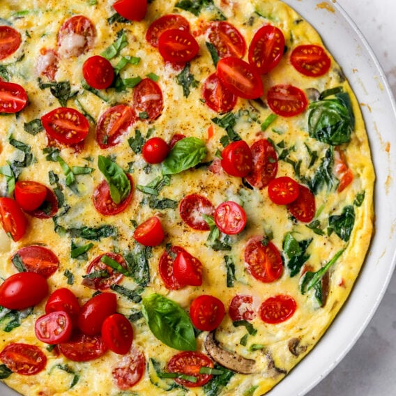 Recipe for Sausage and Cheese Frittata - Two Peas & Their Pod
