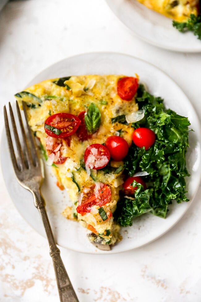 easy egg frittata 