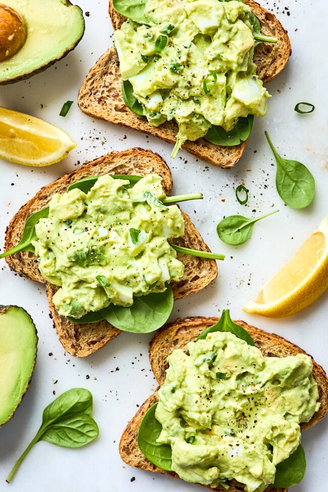 easy avocado egg salad