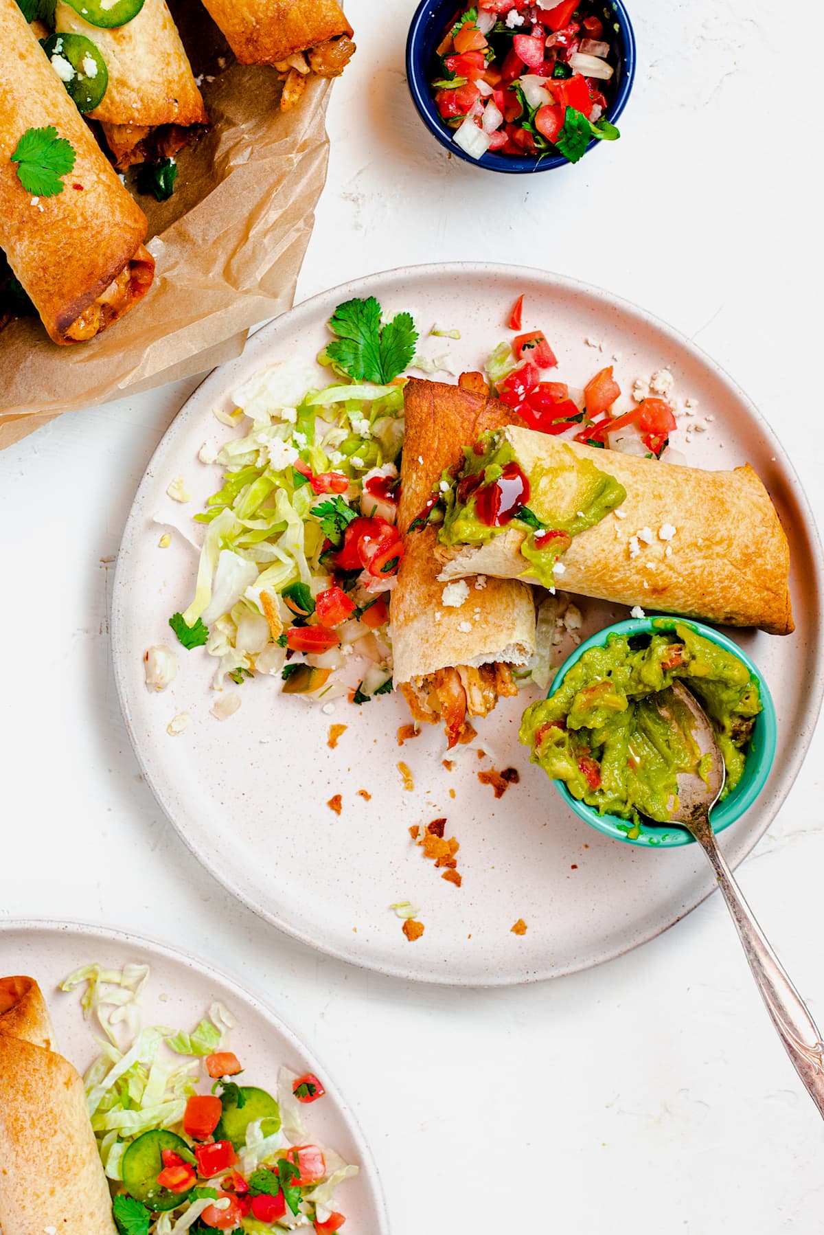 Easy Chicken Flautas {Rolled Tacos} Two Peas & Their Pod