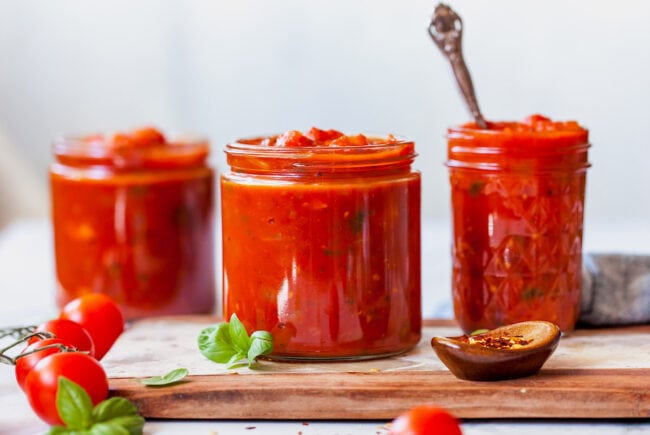 homemade marinara sauce