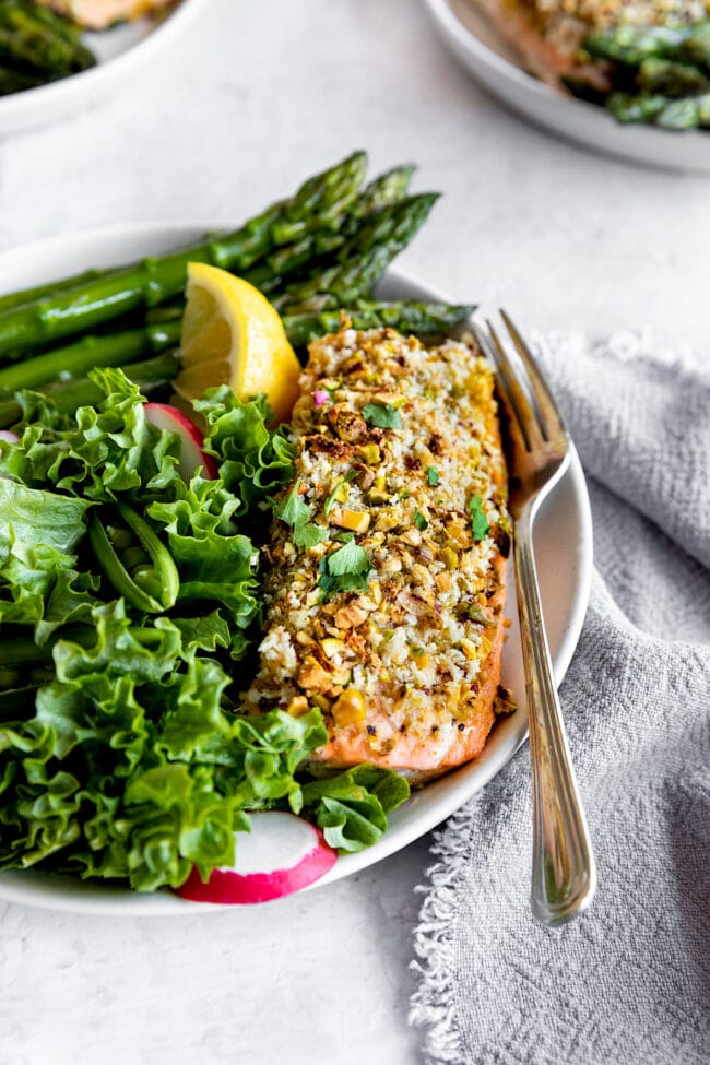 pistachio crusted salmon recipe