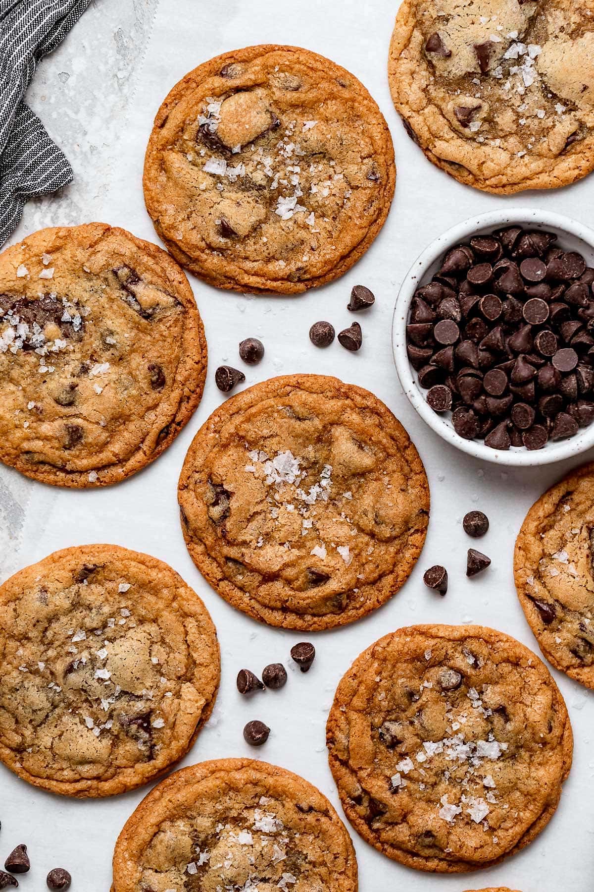 Salted Malted Crispy Chocolate Chip Cookies-image