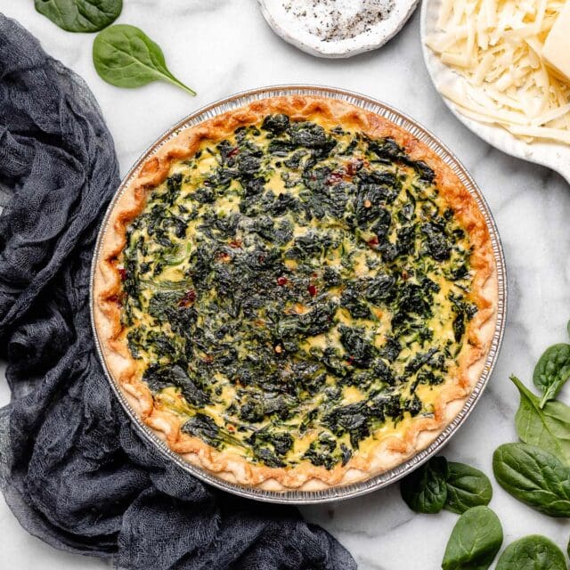 Greatest Spinach Quiche Recipe Two Peas & Their Pod Doctor Woao