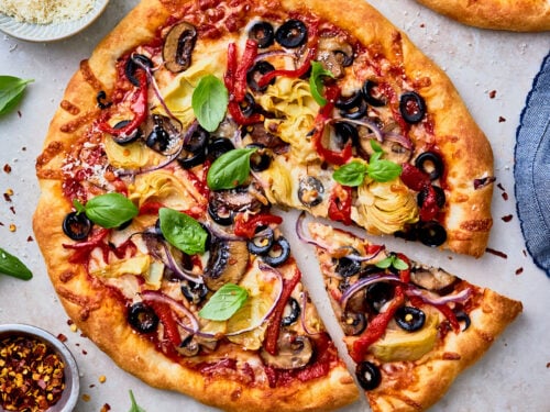 Pizza with Lots of Veggies