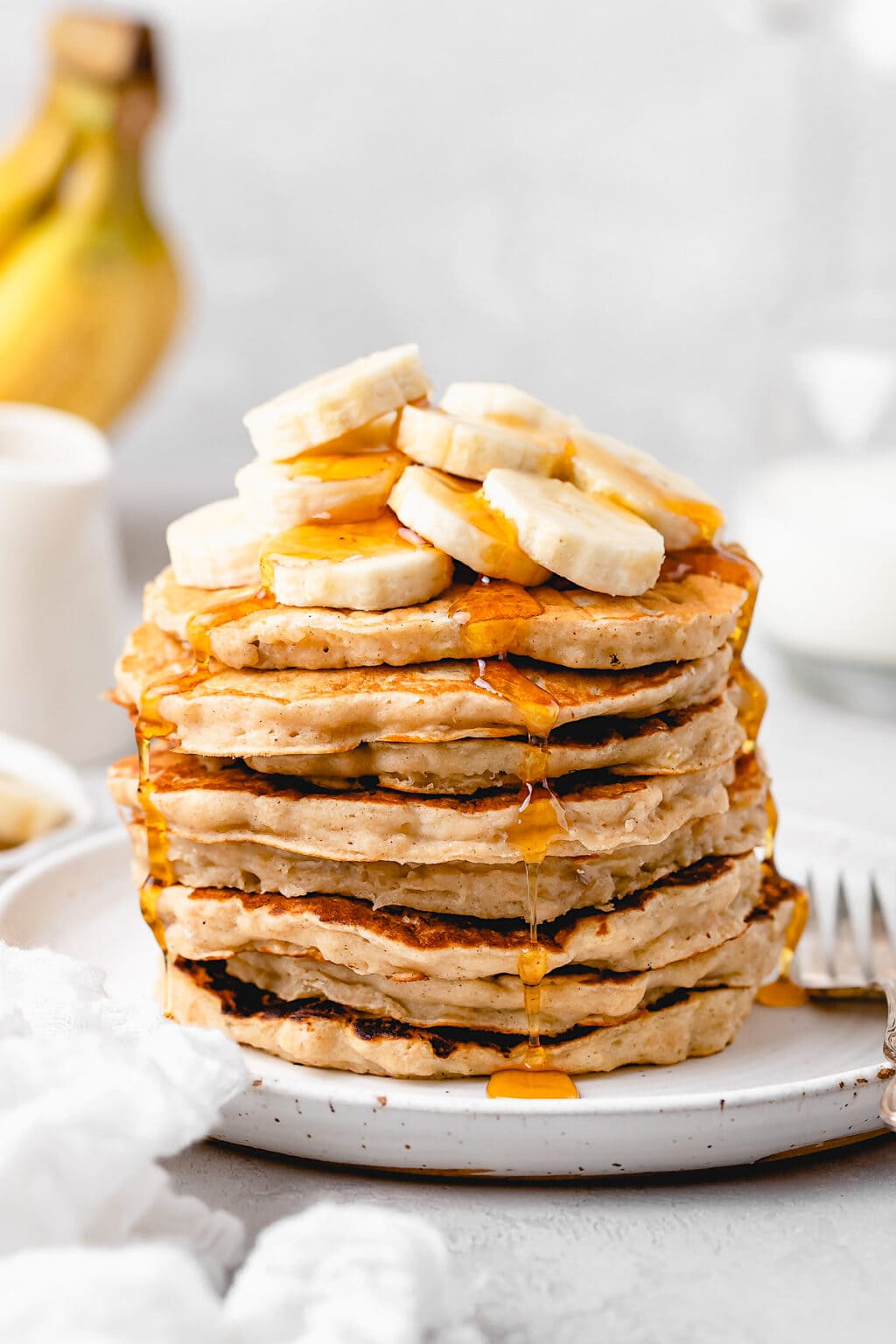 Banana Pancakes Recipe {Easy} - Two Peas &amp; Their Pod