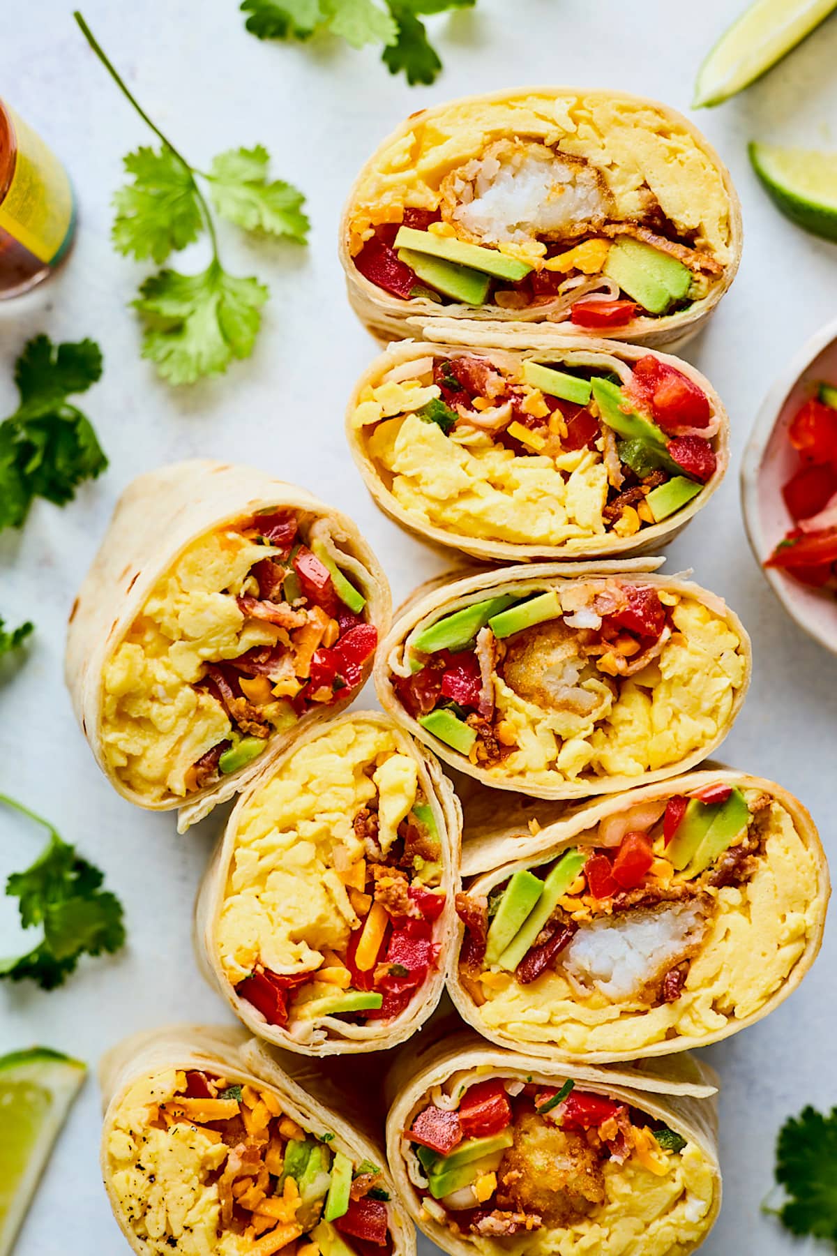 Healthy Breakfast Burritos (Easy Meal Prep)