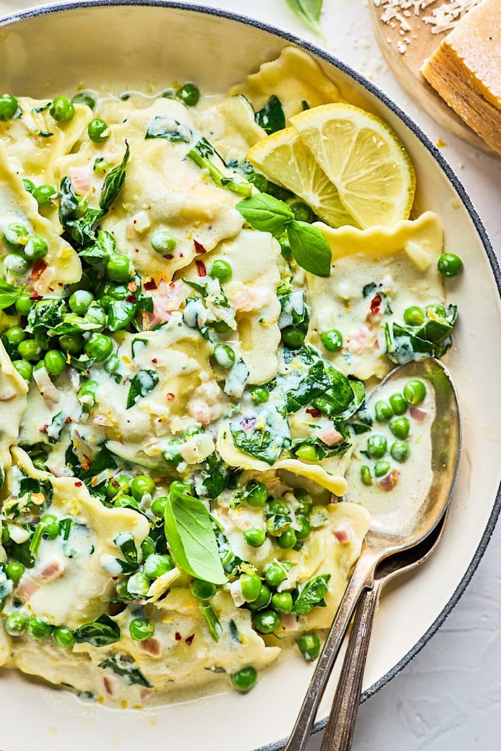 Creamy Lemon Ravioli {20 Minute Meal} Two Peas & Their Pod