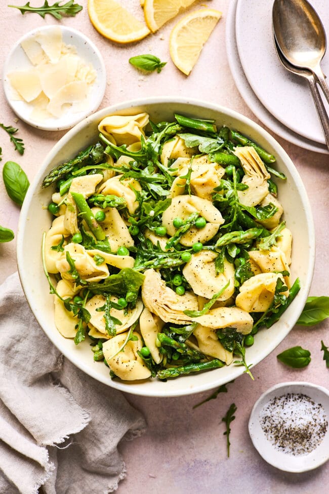 spring tortellini salad