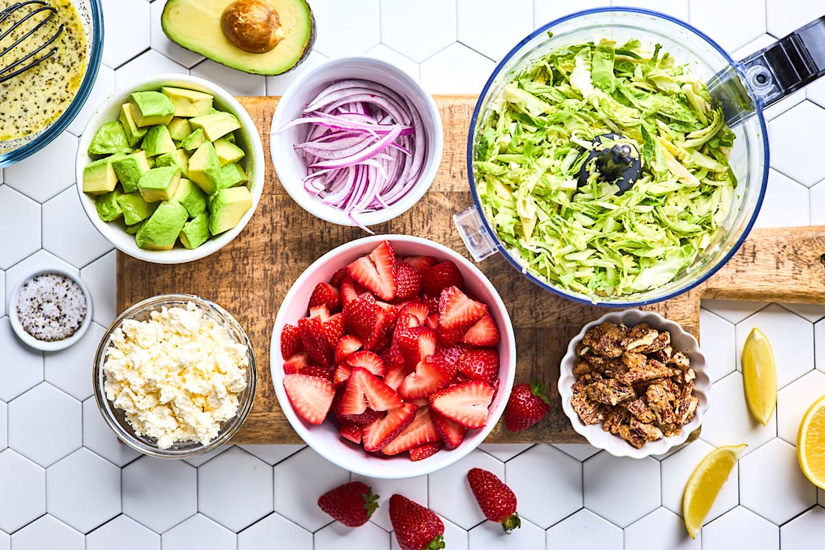 Strawberry Brussels Sprouts Salad Two Peas & Their Pod