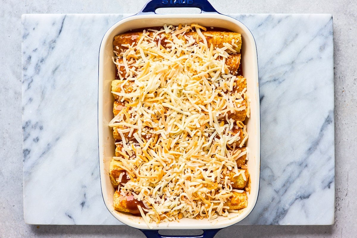 Easy Black Bean Enchiladas {Vegetarian} Two Peas & Their Pod