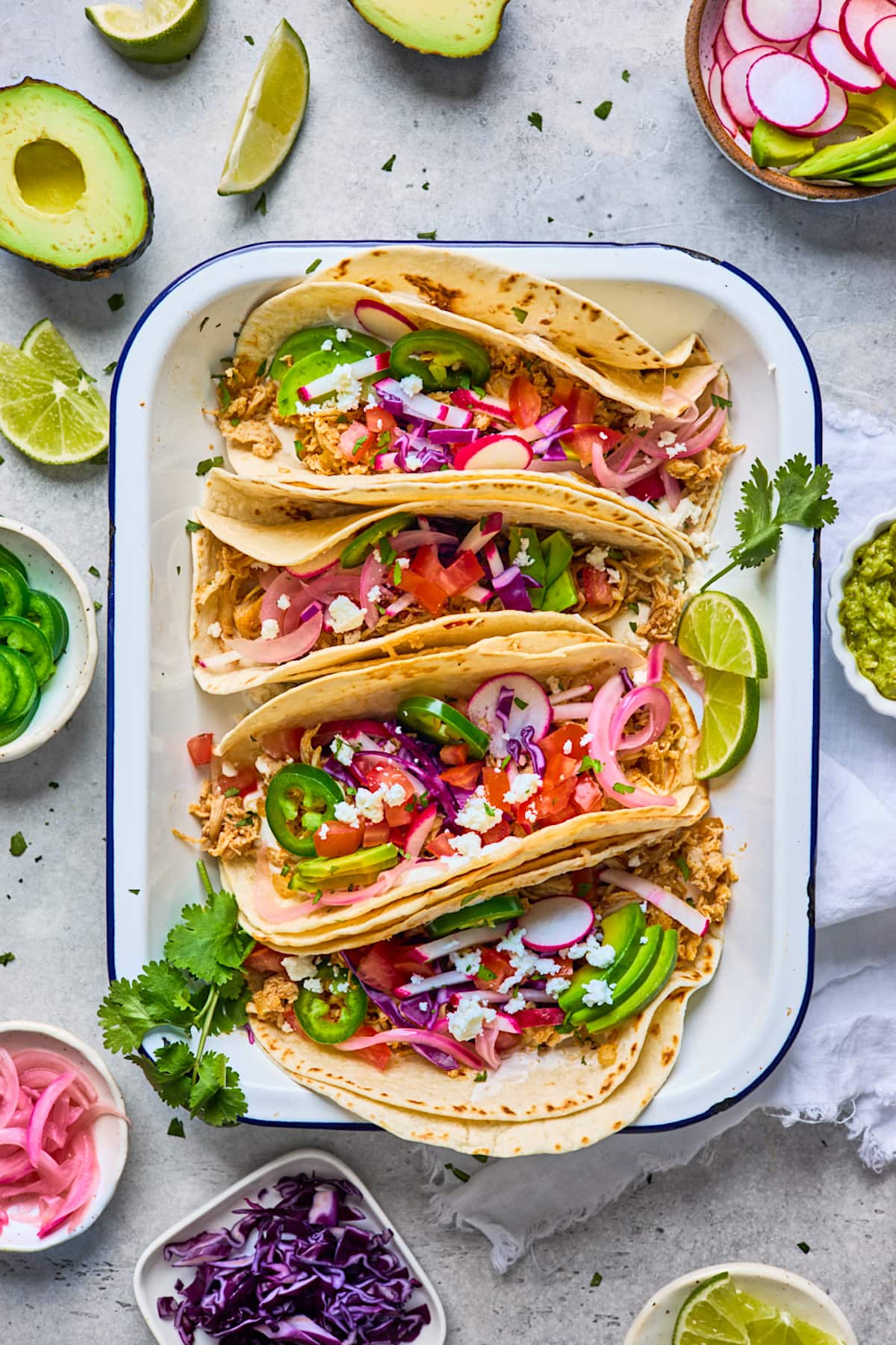 Chipotle Chicken Tacos {20 Minutes!} - Two Peas & Their Pod