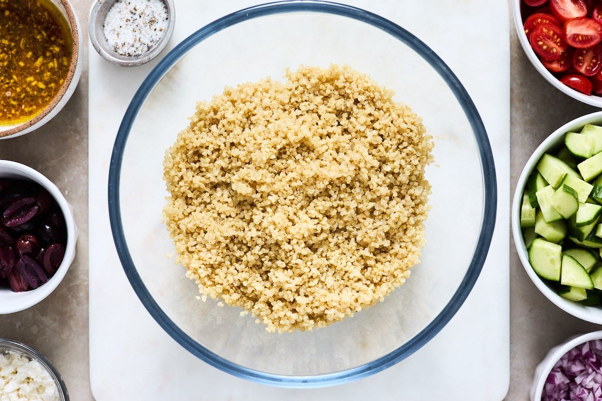 Greek Quinoa Salad {Fresh!} Two Peas & Their Pod