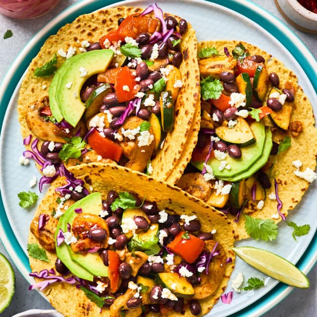 Easy Vegetarian Tacos 30-Minute Meal - Two Peas & Their Pod