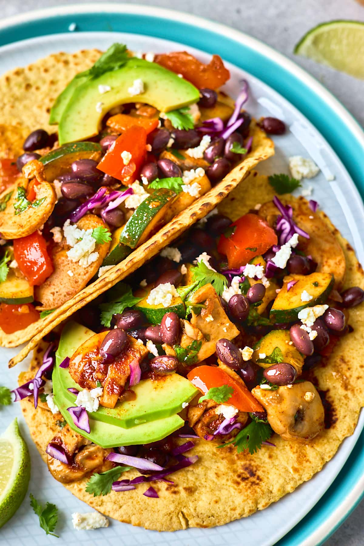 Easy Vegetarian Tacos {30-Minute Meal} - Two Peas & Their Pod