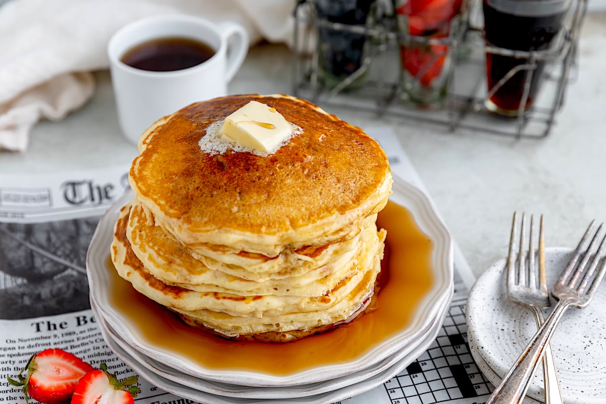 Best Buttermilk Pancakes {Light & Fluffy} Two Peas & Their Pod
