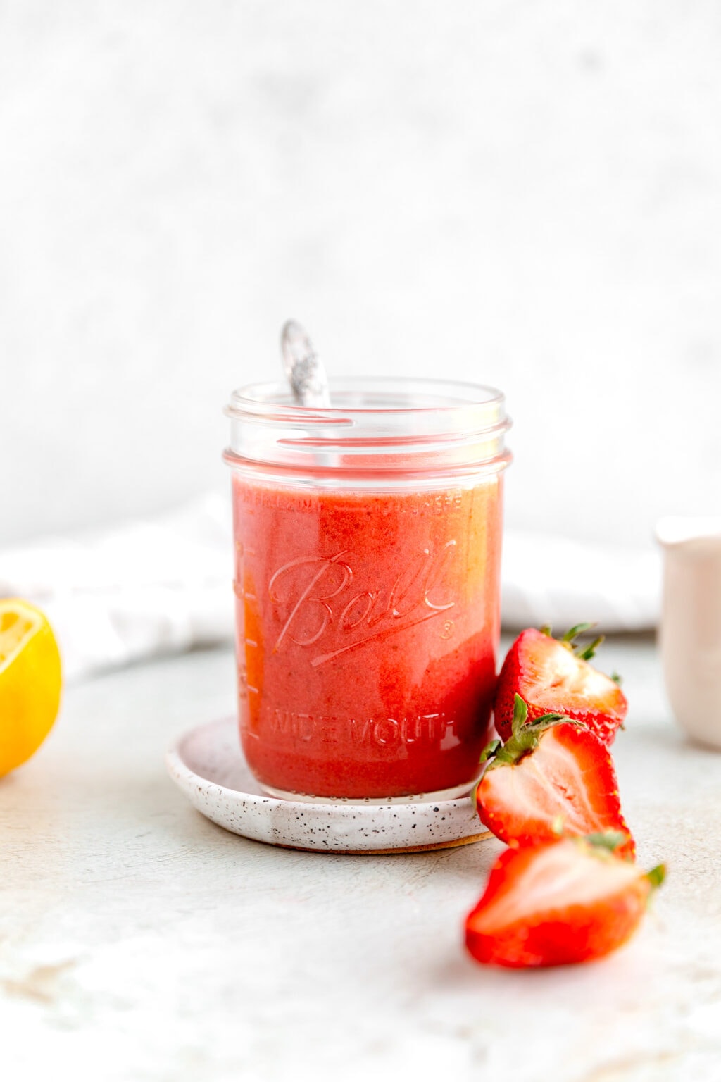 Strawberry Syrup Recipe {Fresh} Two Peas & Their Pod