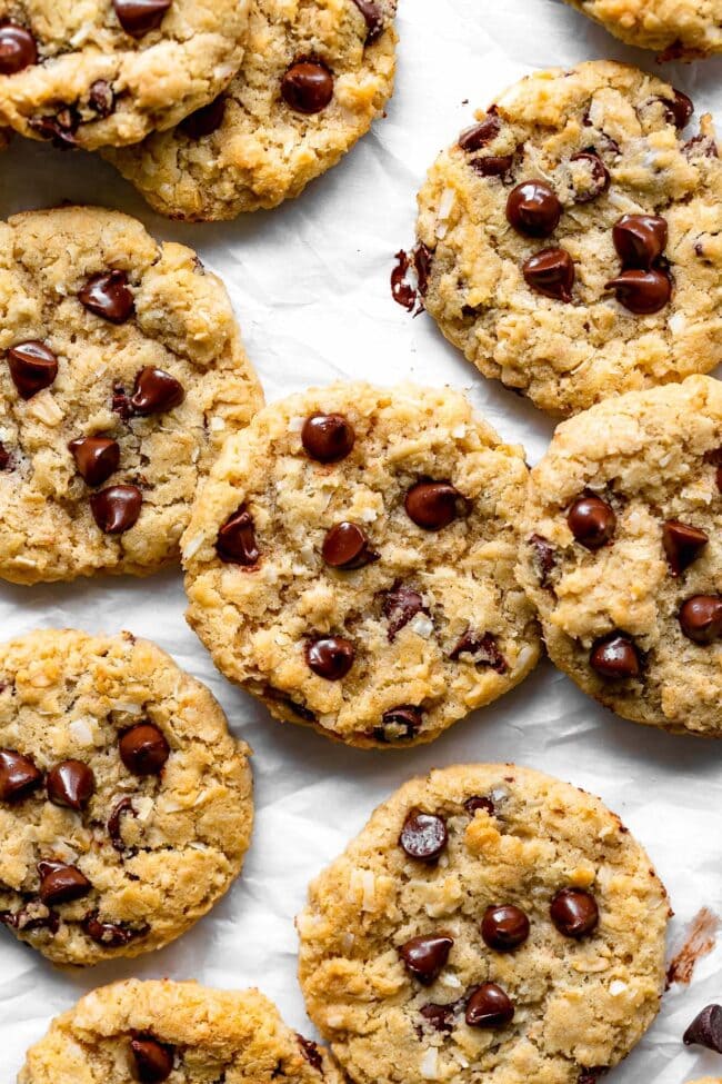 oatmeal coconut chocolate chip cookies