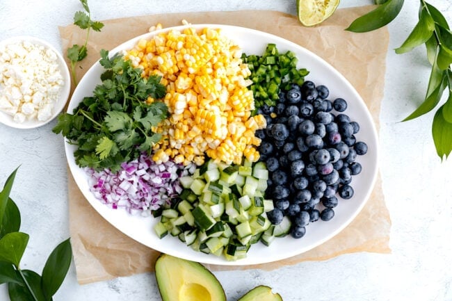 blueberry corn salad ingredients