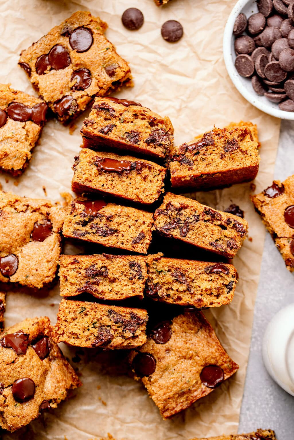Chocolate Chip Zucchini Bars Two Peas & Their Pod
