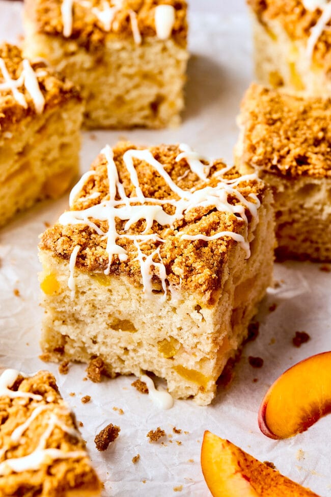 peach cake