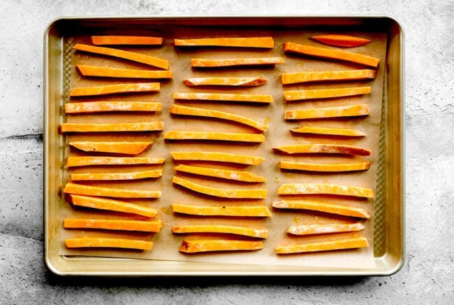 Baked Sweet Potato Fries - Just a Taste