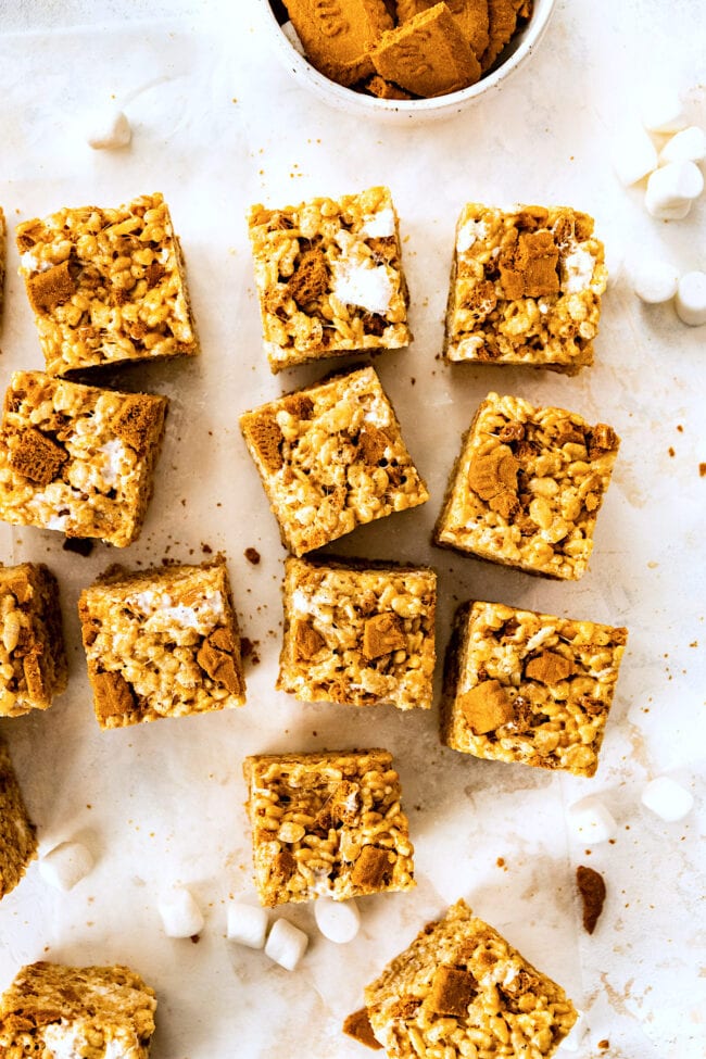 Biscoff Rice Krispie Treats