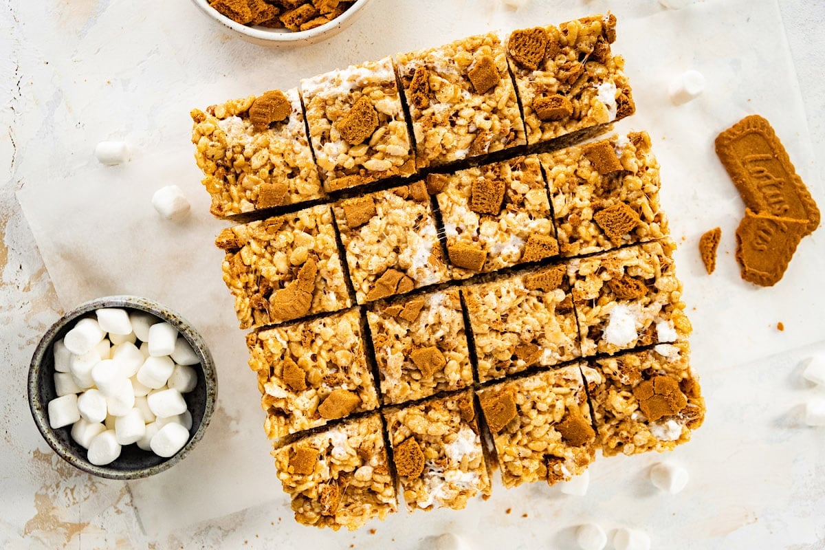 Biscoff Rice Krispie Treats