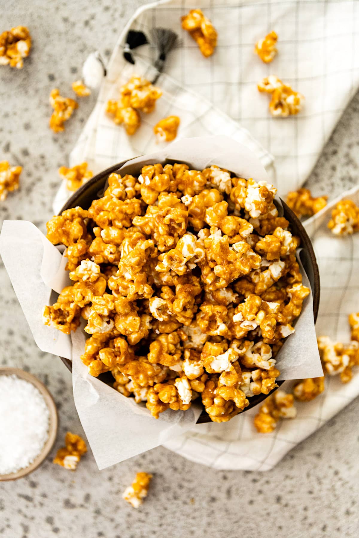 Caramel Corn {Sweet & Crunchy} - Two Peas & Their Pod